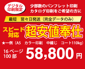 少部数の印刷-超安値奉仕!デジタル印刷限定!
