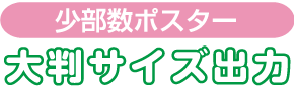 少部数ポスター大判サイズ出力