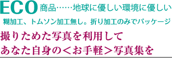 撮りためた写真を利用してあなた自身の＜お手軽＞写真集を