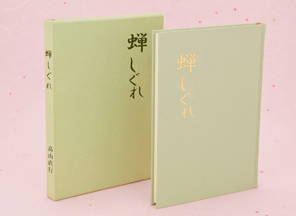 化粧箱付きの豪華な自分史-サンプル写真