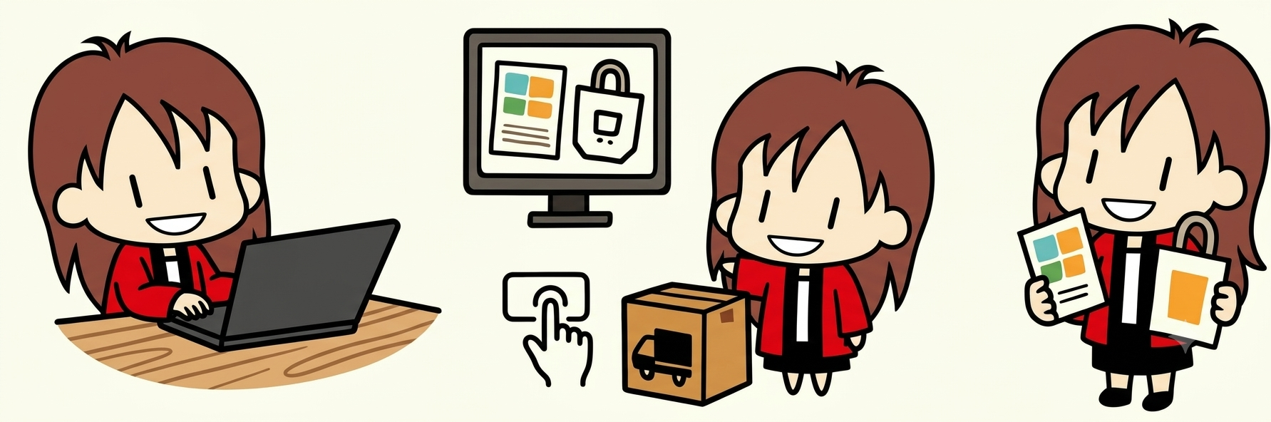 印刷処さかわ お問い合わせから納品までの流れ