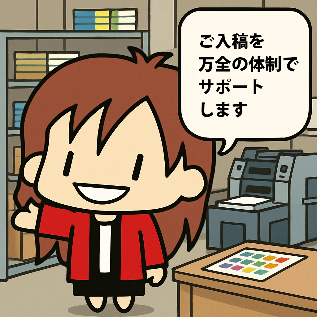 印刷サポート体制イメージ